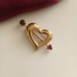 Valentine's Day  Special !! Monet Vintage Heart Brooch