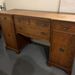 Antique Side Board Or Desk