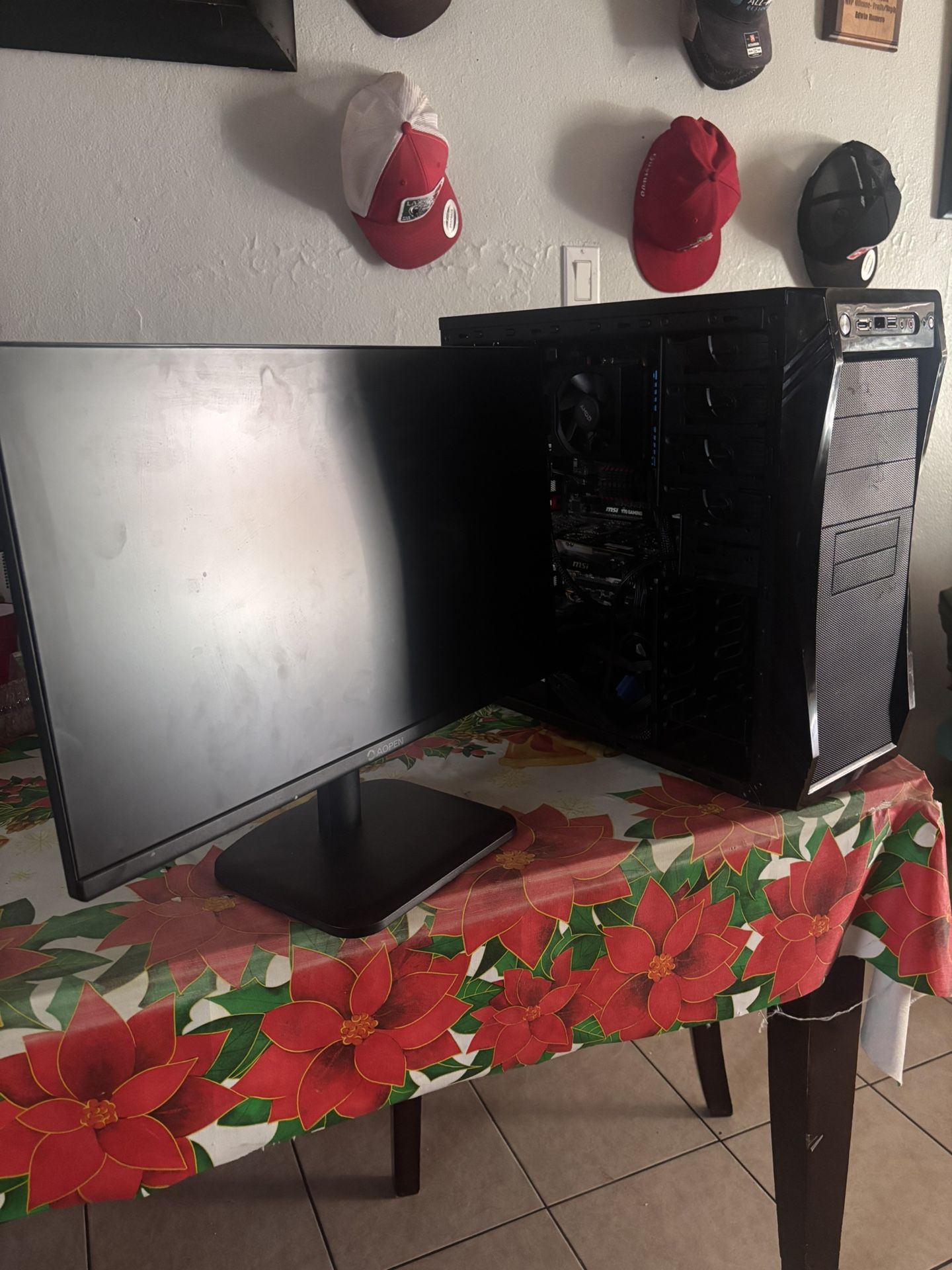 Gaming PC and Monitor