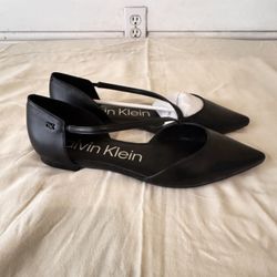Calvin Klein Women's Sannie Pointy Toe Dress Flats Size 10