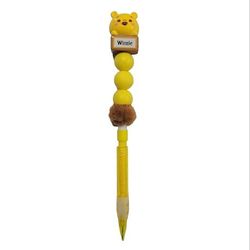 Winnie The Pooh Disney Custom Beaded Mechanical Pencil Yellow
