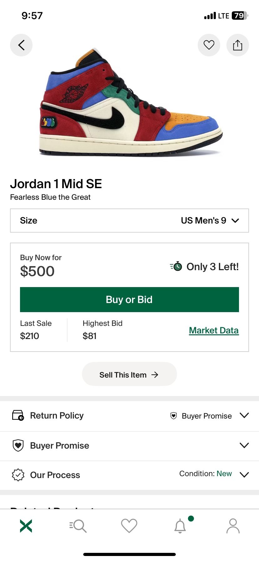 Jordan 1 Fearless Blue The Great 
