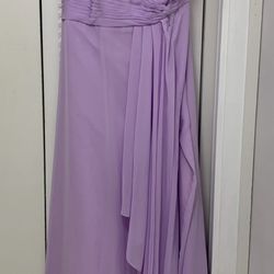 Traje Largo Color Lila