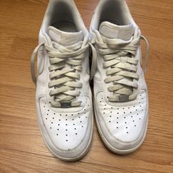 Nike Air Force 1 white trainers #sneakers 