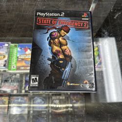 State Of Emergency 2 Ps2 $55 Gamehogs 11am-7pm