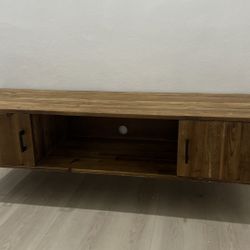 Mid-Century Modern Solid Wood TV Stand / Media Console