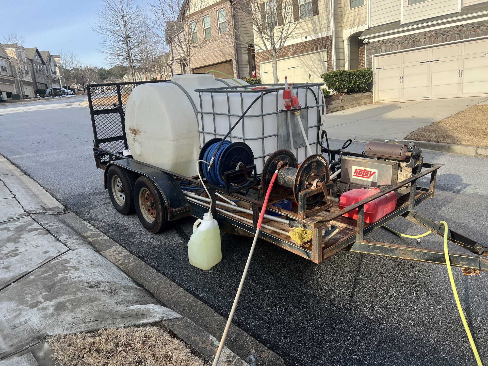 Pressure Washing Trailer