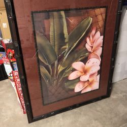 Framed Picture / Print - Paradise Palm Tropical Floral