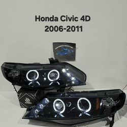 Honda Civic 4D 2006-2011 Headlights 