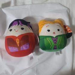 Hocus Pocus Squishmallow Plush Set of 2