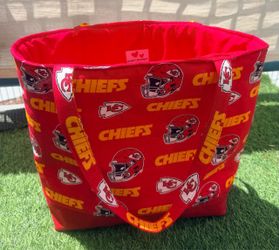 Kansas City Chiefs inspired Jumbo Tote Bag