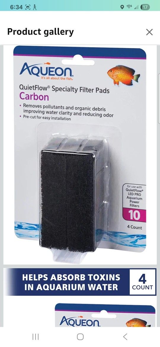 Aquarium Carbon Filters