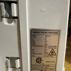Perfect Aire 5000 BTU 115 V Window Air Conditioner 