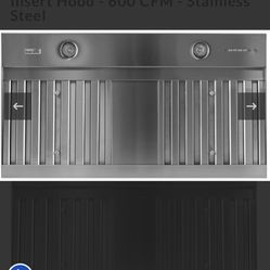 VSL436622RC Trade-Wind 36" Insert Hood - 600 CFM - Stainless Steel