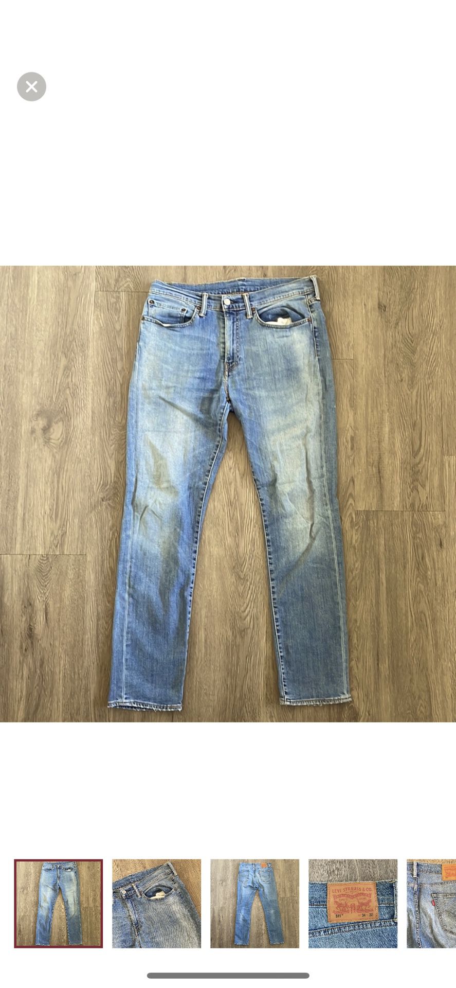 Blue Levi’s 511 Slim Fit Jeans