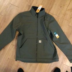 Carhartt Jacket Gray/Green (Light Weight W/ Zipper