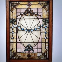 VTG Stained Glass Window 
