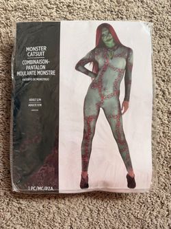Monster Catsuit adult women Halloween Costume Adult S/M