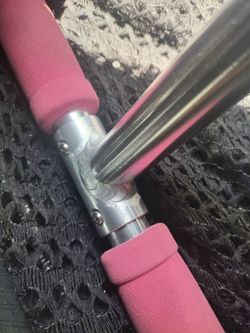 Used pink razor