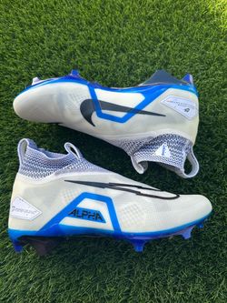 2022 Nike Alpha Menace Elite 3 'White Game Royal’  Football Cleats Mens Size 12