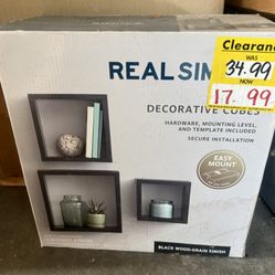 Square Wall Shelve Set Of 3