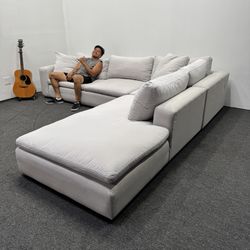 ❌2k OFF❌ Utopia Sectional Couch - Low Profile, Modern, Cloud Style - Can Deliver