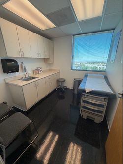 Patient exam bed