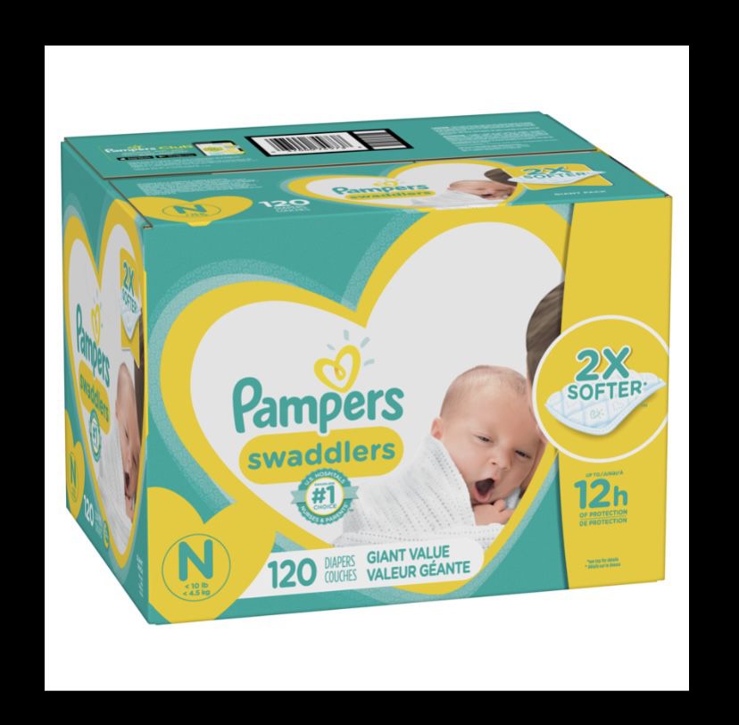 Newborn Diapers 120 Box