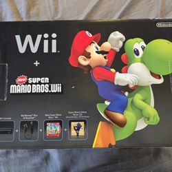 Nintendo Wii Bundle With New Super Mario Bros 