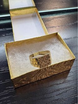 14k Gold Nugget Ring