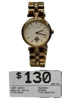 Tory Burch Tbw2045 Yellow Regular Watch