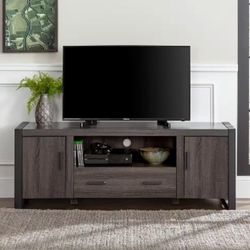 Modern TV Stand - Charcoal 