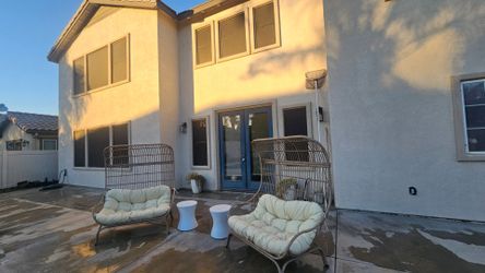 Patio 2 Seater Egg Chair 2 Chairs