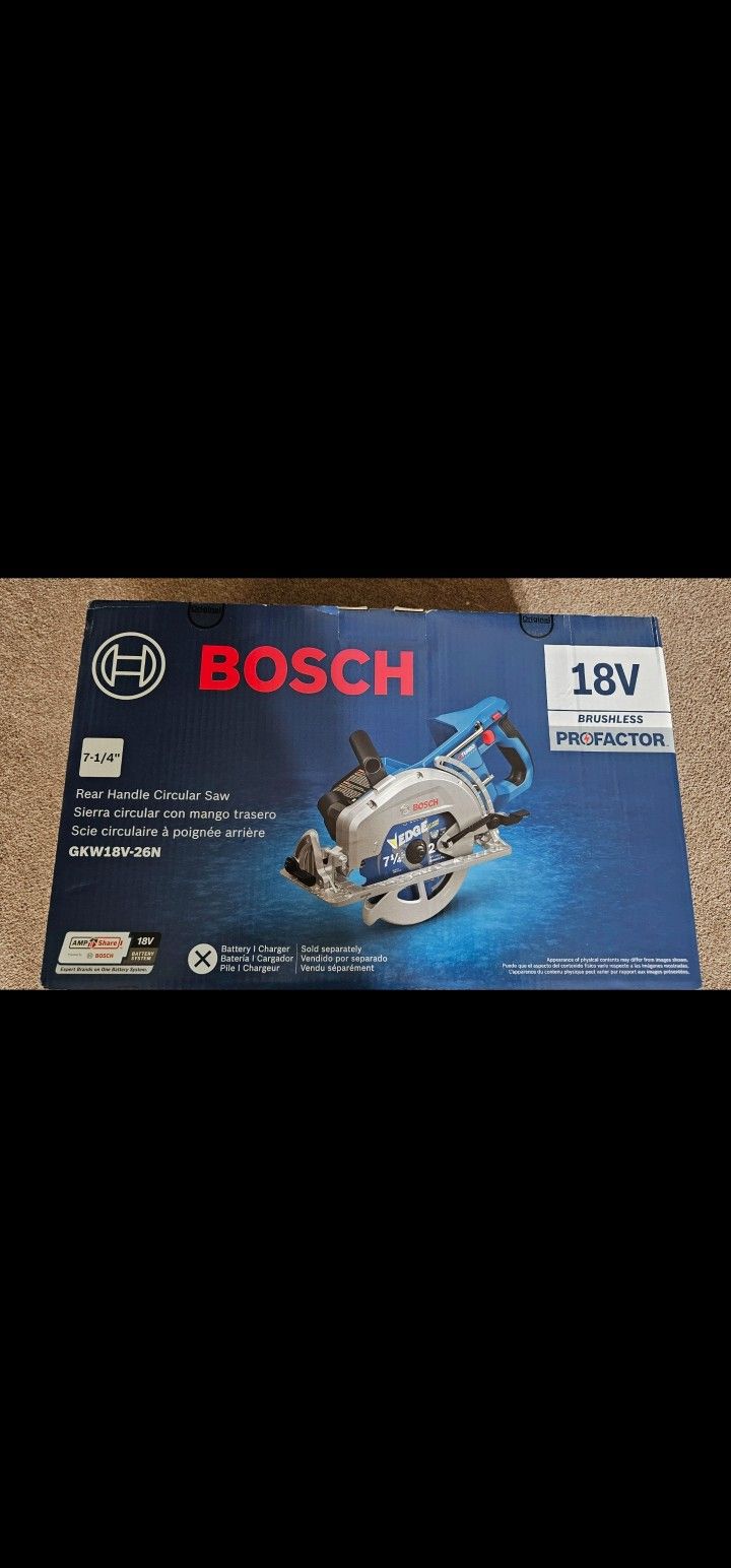 Bosch 18v Circular Saw 7 1/4 In