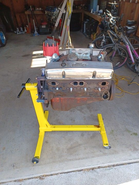 1974 Original Motor Chevy Small Block 350 W/ Stand