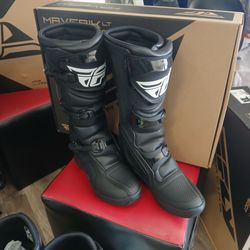 Fly racing motocross off-road boots available in different sizes