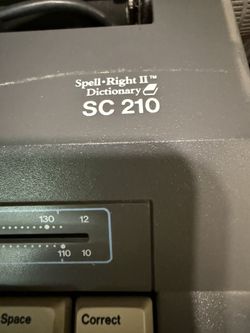 Vintage electric typewriter