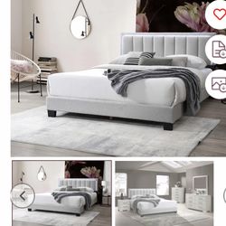 Queen Bed frame not including mattress