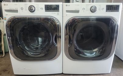 Super Capacity LG front loading washer and dryer