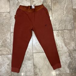 Nike Sportswear Therma Fit Adv Tech Pack Pants Red Copper Jogger Pants Sz Medium  pre owned 