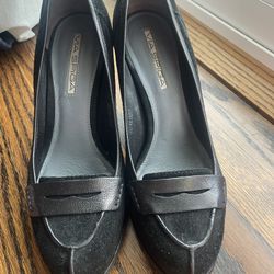 Black Suede/ Leather Pumps Via Spiga