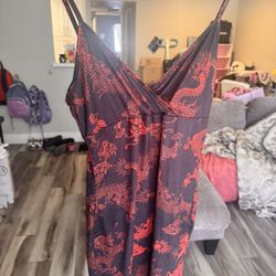 Red & Black Dress | Women’s dresses 