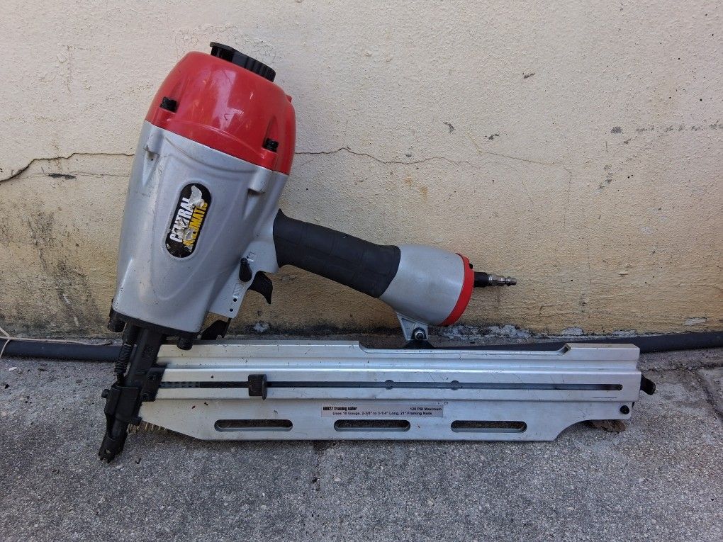 Central Pneumatic 21° Air Framing Nailer "Item Is Available "