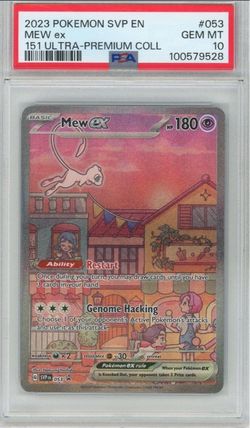 PSA 10 MEW EX  - POKEMON 151 ULTRA PREMIUM COLLECTION PROMO - #053 SIR