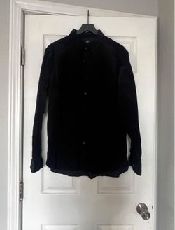 Uniqlo Black Corduroy Shirt