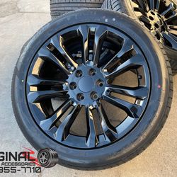22" Chevy Silverado wheels tires rims Tahoe Suburban GMC Sierra Yukon