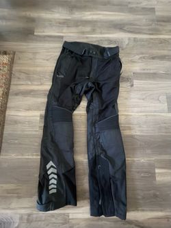 Black Textile Motorcycle Riding Pants
