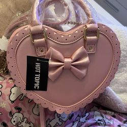 Heart Shape Purse Kawaii HOT TOPIC 