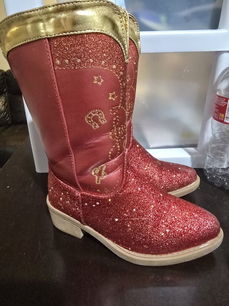 GIRLS DISNEY JESSIE BOOTS. SIZE 11/12C