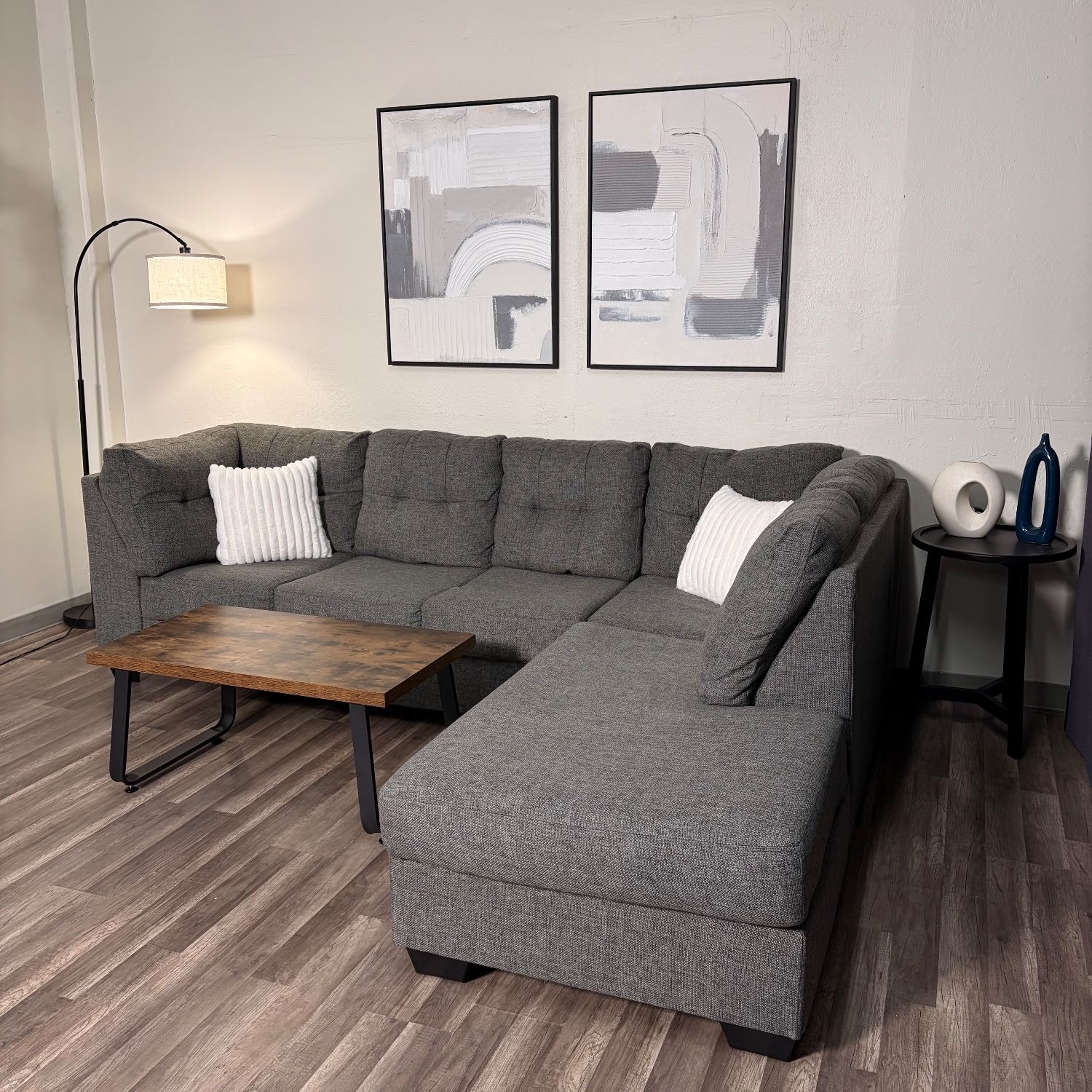 Ashley Furniture Gray Sectional Couch DELIVERY WITHIN A WEEK